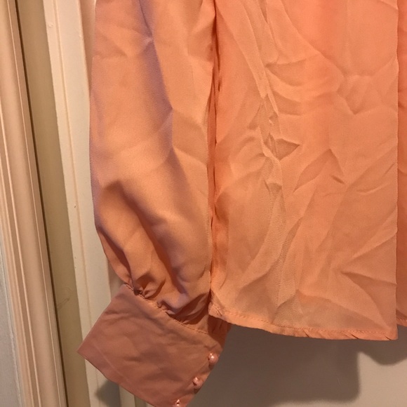Pale orange blouse - Picture 2 of 4